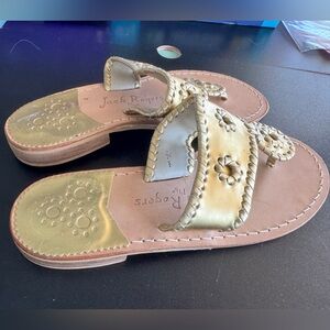 Jack Rogers Women's Metallic Gold Sandals